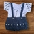 Conjunto macaquinho e blusa verão menina 0 - 3 meses