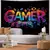 Poster Gamer Neon - Tapeçaria decorativa para o Quarto na internet