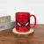 Marvel Caneca Cerâmica Homem-Aranha cor Vermelho, Copo De Água