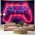 Poster Gamer Neon - Tapeçaria decorativa para o Quarto