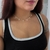 Choker Corações Vazados e Zircônia - comprar online