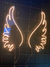 Asas De Anjo Em Neon Led 60cm Luminária Decoração