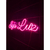 Frase decorativa "Seja Luz" 60x20 em Neon Led - Letreiro Neon para Jardim Vertical Instagramável - Multi Neon