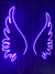 Asas De Anjo Em Neon Led 60cm Luminária Decoração - comprar online