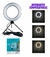 Ring Light Iluminador Led 16cm | 6' Polegadas | Tripé de Mesa + suporte celular | Live Profissional - loja online