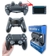 Controle Sem Fio Dobleshock 4 Jet Black C/ Botão SHARE Compatível PS4 - RECIPRO