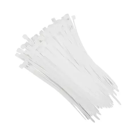 0002 - Abraçadeira de Nylon 2,5x150mm c/100 unidades Branca SQ #9A#