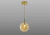 PENDENTE 1 X G9 TATI AMBAR STARLUX