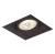 SPOT EMB. FLAT1 QUAD. PRETO DICROICA GU10 NEW LINE