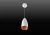 PENDENTE BALA BRANCO / COBRE E-27 LUMANTI