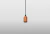 PENDENTE THOMAS EDISON COBRE E-27 LUMANTI