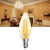 LAMPADA RETRO LED VELA 4W E-14 127V 2400K LUMANTI