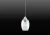PENDENTE TASCHIBRA BADIH CANELADO TRANSPARENTE E-27 TASCHIBRA