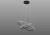 PENDENTE PRETO INVERSE 2 AROS NORDECOR