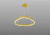 PENDENTE SIERRA 60 37W GOLD GMH
