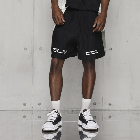 Bermuda Tri-color Plissada