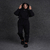 Moletom capuz cropped - Preto - GUV COMPANY