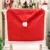 Capa para Cadeira Chapéu de Papai Noel para o Natal 1 à 10 pç