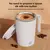 Caneca de aço inoxidável, Recarregável, Portátil, Magnético, Aço inoxidáv