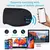 Máscara para dormir com fones de ouvido via bluetooth. na internet