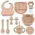 Kit de Alimentação para Bebês em silicone sem BPA