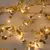 Folhas douradas, corda luzes de fadas para festas com 2m 20led
