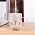 Caneca de café de vidro transparente de parede dupla, 350ml, 1pç