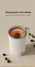 Caneca de aço inoxidável, Recarregável, Portátil, Magnético, Aço inoxidáv