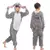 Imagem do Macacões com Capuz para Crianças e Adultos, Pijama Animal