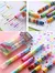 Gel Marcadores tom Pastel Cores do arco-íris - Arte em Cores e Papel