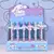 Sanrio Gel Pen Set para Meninas, Canetas Esferográficas, Desenhos Animados, Hel