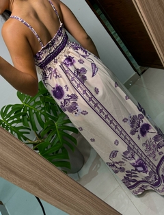 Vestido Longo com Fenda nas Laterias - comprar online