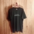 Camiseta Preta 100% Algodão - Personalizada (frente e verso) - Estampa DTF