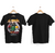 Camiseta preta com estampa do personagem Boba Fett da série Star Wars, com detalhes coloridos e o nome "Huntrax" em destaque. Camiseta Huntrax Boba Fett Star Wars Anthrax