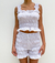 Top Scrunchie Branco - Cazimi Club