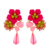 Aros Oro Fucsia - comprar online