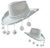 Sombrero Cowboy con Bolas de Disco en internet