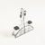 Set condimentero de vidrio 4 piezas - comprar online