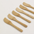 Cuchillitos Untadores de Bambu X6 - comprar online
