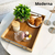 Bandeja bambu con asas - 43x30,5CM - Tienda Encantada