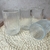 Vasos X6 dev vidrio a rayas - 440ML - Tienda Encantada