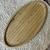Bandeja ovalada de bambu - 42x22CM - comprar online