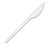 Cuchillo Descartable Reforzado Blanco / Cristal (ACHAPLAST) - Pack x 100 en internet