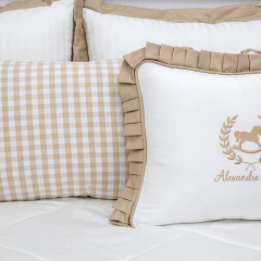 Kit Cama Babá Classic - Percal 400 fios - AF - SibeleCrafts