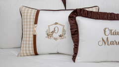 Kit Cama Babá Classic - Percal 400 fios - OM - SibeleCrafts