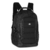 Mochila executiva preta para notebook, com design moderno, alças acolchoadas e bolso frontal para acessórios.