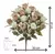 Buquê Rosas 18 Flor Decoração Festas Galhos - UTILAR MIRASSOL