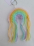 Llavero arco iris pastel