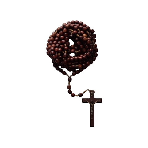 Rosário de madeira 8mm R01