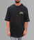 Camiseta Oversized Mago Preta Encorpada na internet